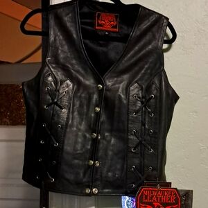 Milwaukee leather riding vest